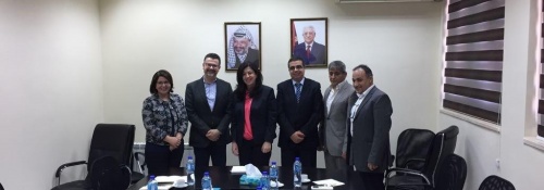 Minister Abeer Odeh and Palestinians Shippers Council Discuss ways to facilitate trade and reduce costs