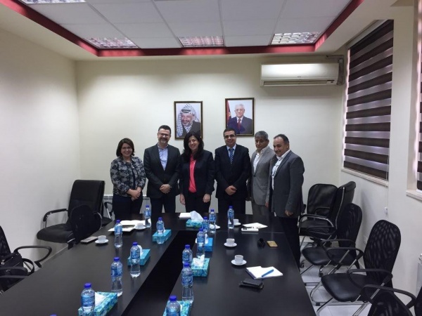 Minister Abeer Odeh and Palestinians Shippers Council Discuss ways to facilitate trade and reduce costs